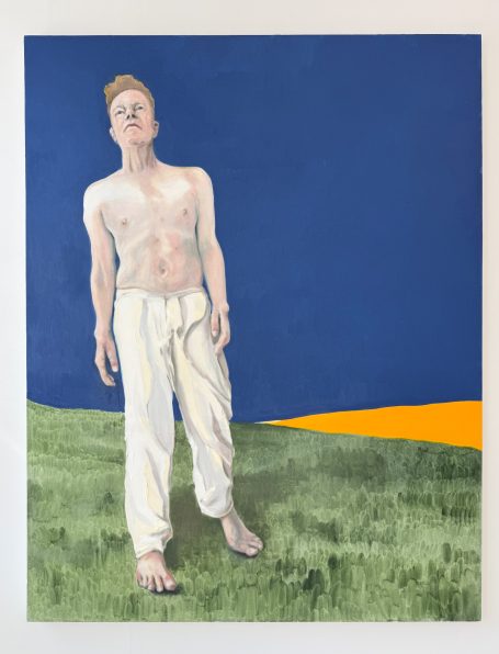 Defiance Oil Painting by Alan Brash, Titled Defiance, 180x140cm